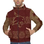 customized texas state bobcats cat eyes maroon windbreaker jacket best selling