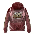 customized texas state bobcats us rock star maroon windbreaker jacket best selling