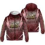 customized texas state bobcats us rock star maroon windbreaker jacket best selling