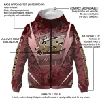 customized texas state bobcats us rock star maroon windbreaker jacket best selling