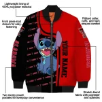 customized texas tech red raiders stitch laughing red bomber jacket best selling