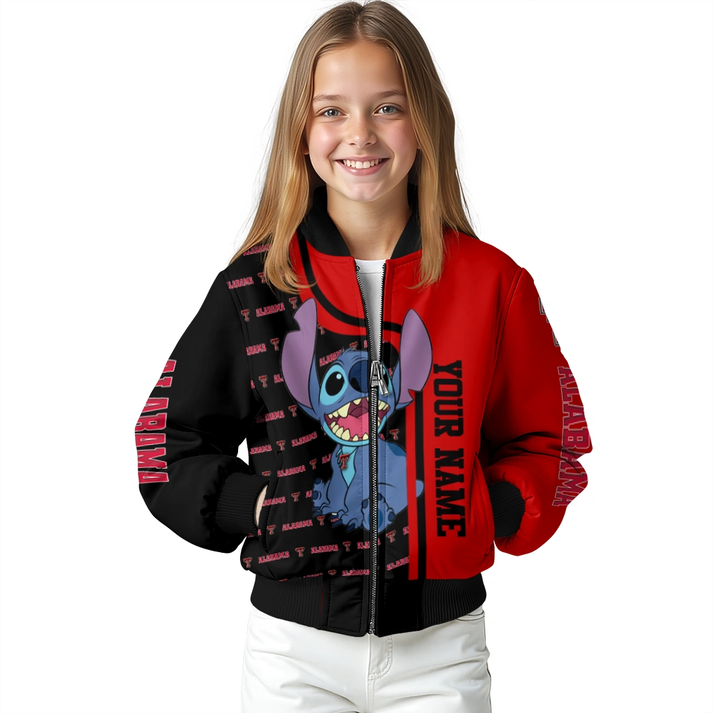 customized texas tech red raiders stitch laughing red bomber jacket top rated customized texas tech red raiders stitch laughing red bomber jacket top rated