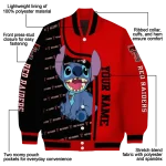 customized texas tech red raiders stitch laughing red varsity jacket best selling
