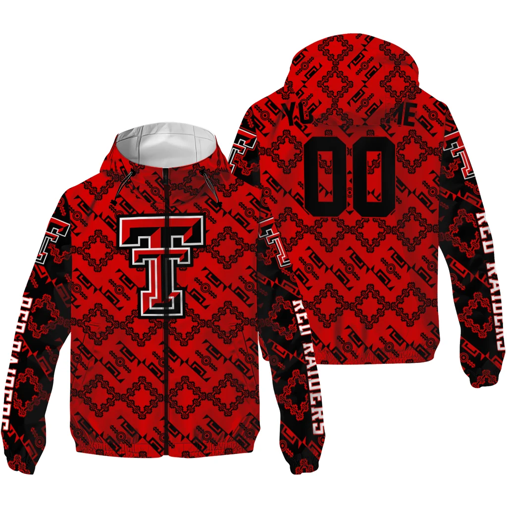 customized texas tech red raiders trellis mesh red windbreaker jacket high quality customized texas tech red raiders trellis mesh red windbreaker jacket high quality