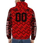 customized texas tech red raiders trellis mesh red windbreaker jacket best selling