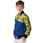 customized toledo rockets camouflage splash blue bomber jacket best selling