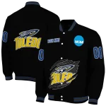 customized toledo rockets claw shred black varsity jacket best selling