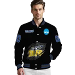 customized toledo rockets claw shred black varsity jacket best selling