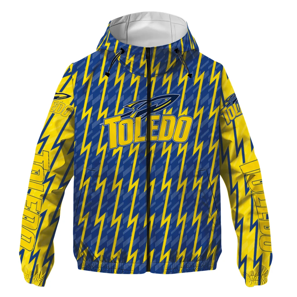 customized toledo rockets lightning strike grid blue windbreaker jacket best selling customized toledo rockets lightning strike grid blue windbreaker jacket best selling