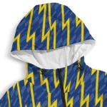 customized toledo rockets lightning strike grid blue windbreaker jacket best selling