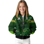 customized toledo rockets shamrock vortex green bomber jacket best selling
