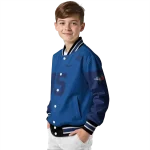 customized toronto blue jays team patch blue varsity jacket best selling