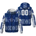 customized toronto maple leafs cat eyes blue windbreaker jacket best selling