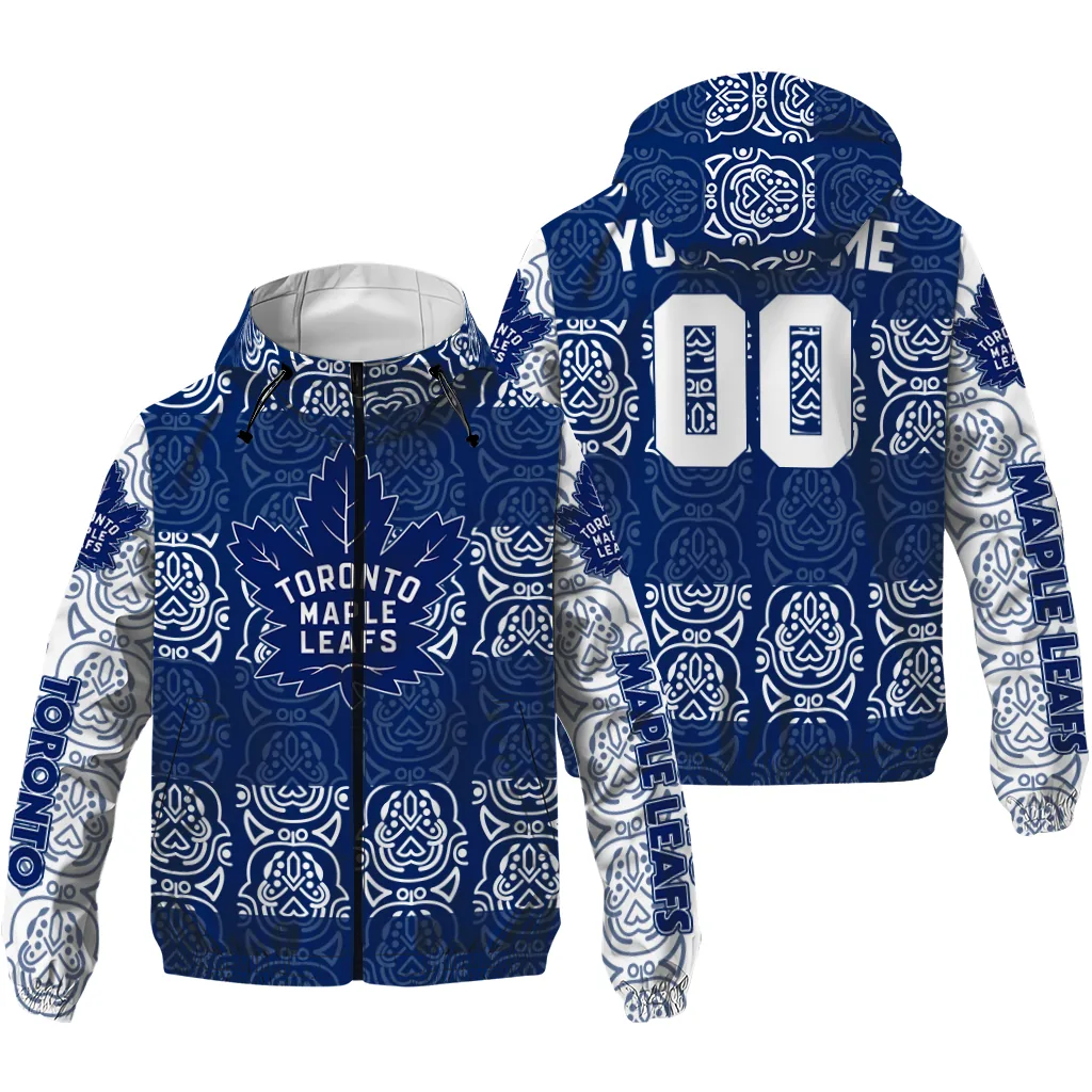 customized toronto maple leafs cat eyes blue windbreaker jacket high quality customized toronto maple leafs cat eyes blue windbreaker jacket high quality