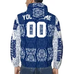 customized toronto maple leafs cat eyes blue windbreaker jacket best selling