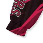 customized toronto raptors abstract streaks red windbreaker jacket best selling