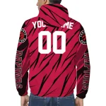customized toronto raptors abstract streaks red windbreaker jacket best selling