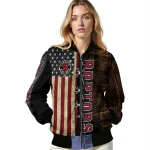 customized toronto raptors flag wood brown bomber jacket best selling