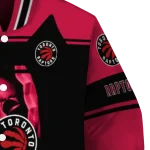 customized toronto raptors reaper hands red black varsity jacket best selling