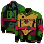 customized toronto raptors turtle armor varsity jacket best selling