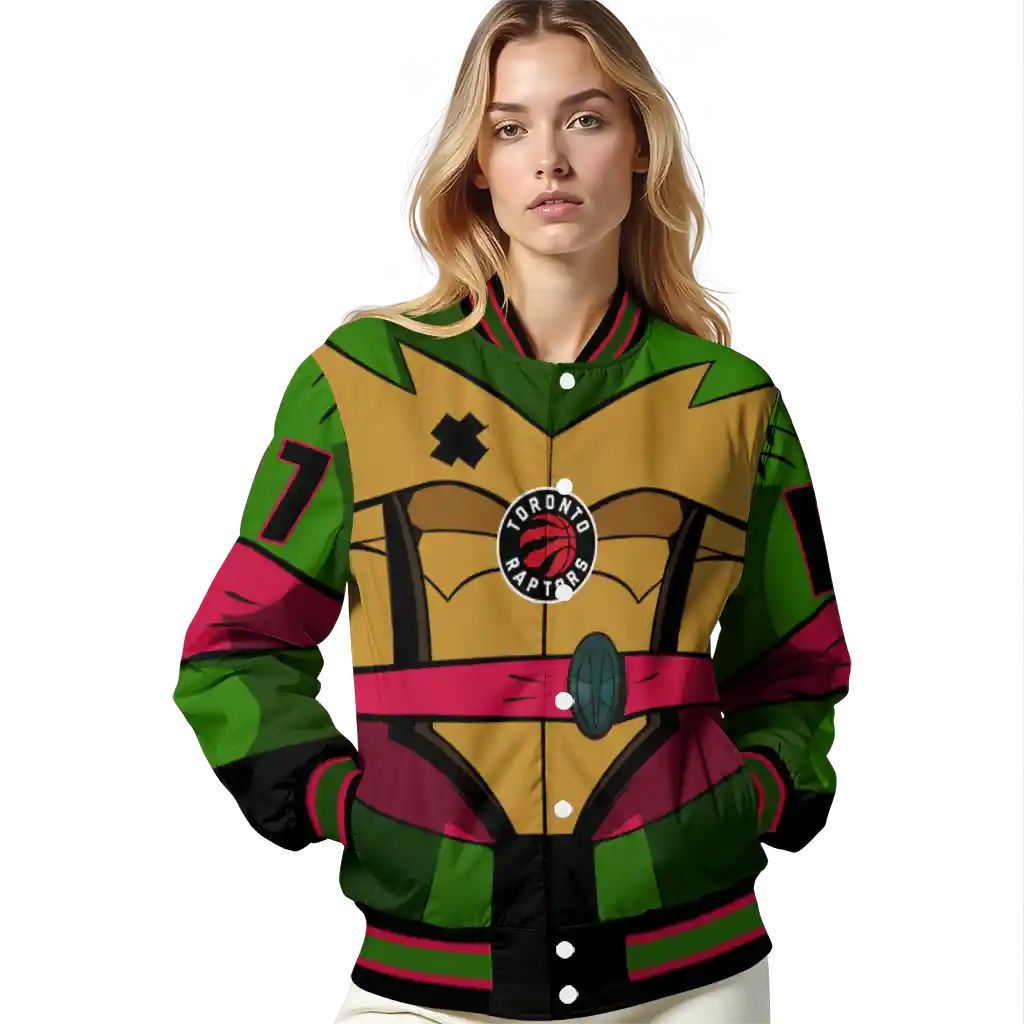 customized toronto raptors turtle armor varsity jacket latest model customized toronto raptors turtle armor varsity jacket latest model