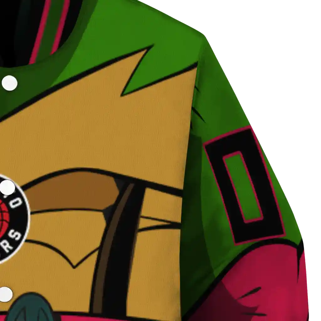 customized toronto raptors turtle armor varsity jacket premium grade customized toronto raptors turtle armor varsity jacket premium grade