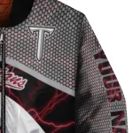 customized troy trojans electric flash red bomber jacket best selling