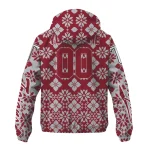 customized troy trojans geometric blossom red windbreaker jacket best selling