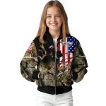 customized troy trojans patriot deer camouflage bomber jacket best selling