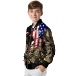 customized troy trojans patriot deer camouflage bomber jacket best selling