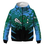 customized tulane green wave brick motion green black windbreaker jacket best selling