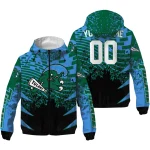 customized tulane green wave brick motion green black windbreaker jacket best selling