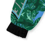 customized tulane green wave shark art green windbreaker jacket best selling