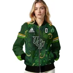 customized ucf knights shamrock vortex green bomber jacket best selling