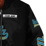 customized ucla bruins american flag skull black bomber jacket best selling