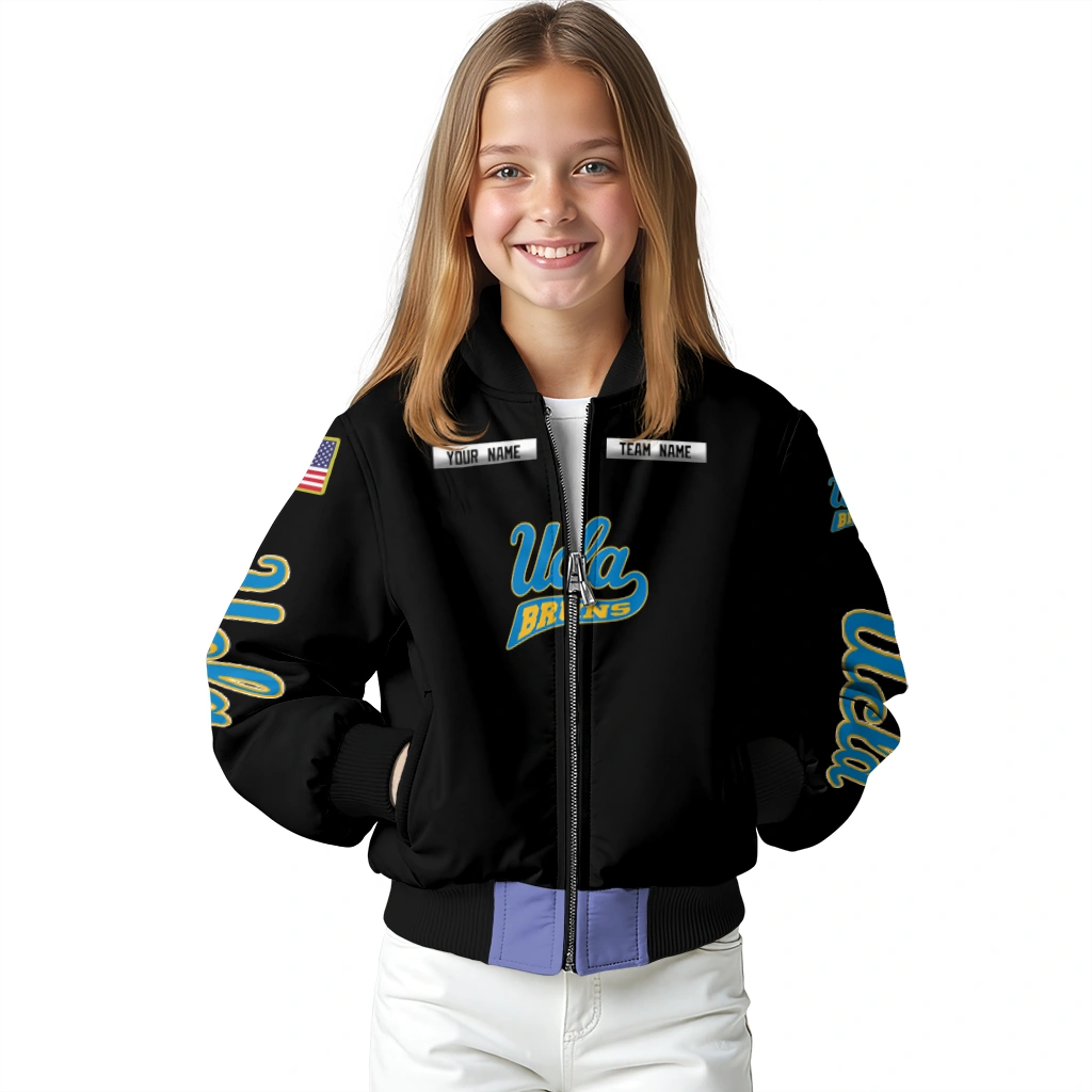 customized ucla bruins american flag skull black bomber jacket top rated customized ucla bruins american flag skull black bomber jacket top rated