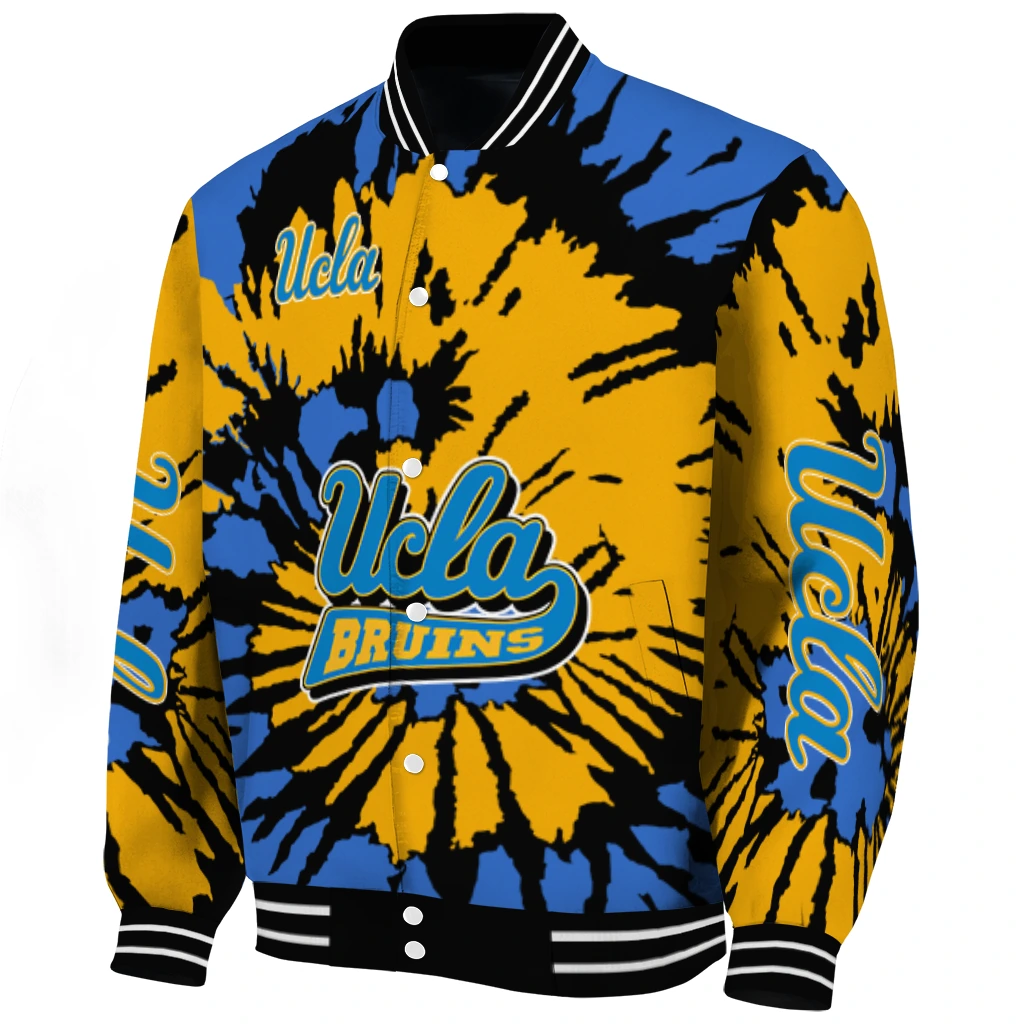 customized ucla bruins burst splatter blue varsity jacket best selling customized ucla bruins burst splatter blue varsity jacket best selling