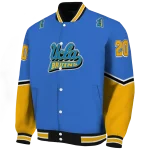 customized ucla bruins chevron style blue varsity jacket best selling