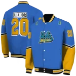 customized ucla bruins chevron style blue varsity jacket best selling