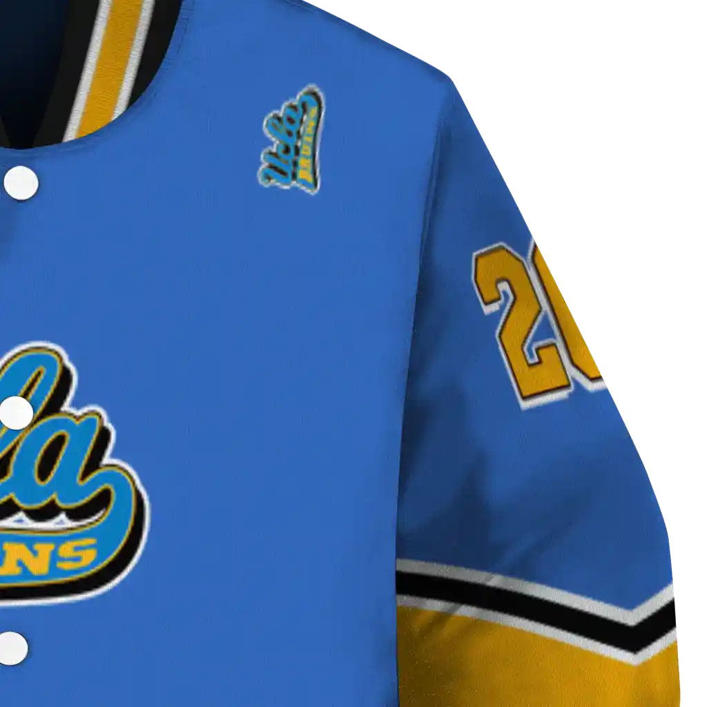 customized ucla bruins chevron style blue varsity jacket premium grade customized ucla bruins chevron style blue varsity jacket premium grade