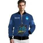 customized ucla bruins claw mark blue bomber jacket best selling