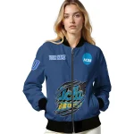 customized ucla bruins claw mark blue bomber jacket best selling