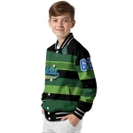 customized ucla bruins clover green lines green black varsity jacket best selling