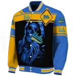 customized ucla bruins reaper hands blue black varsity jacket best selling