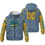 customized ucla bruins trellis mesh blue windbreaker jacket best selling