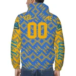 customized ucla bruins trellis mesh blue windbreaker jacket best selling