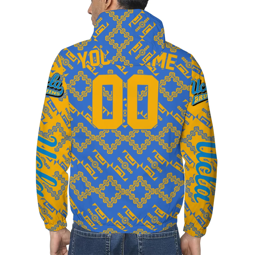 customized ucla bruins trellis mesh blue windbreaker jacket trendy customized ucla bruins trellis mesh blue windbreaker jacket trendy