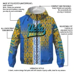 customized ucla bruins tribal swirls blue windbreaker jacket best selling