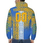 customized ucla bruins tribal swirls blue windbreaker jacket best selling