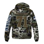 customized uconn huskies skull camo camouflage windbreaker jacket best selling